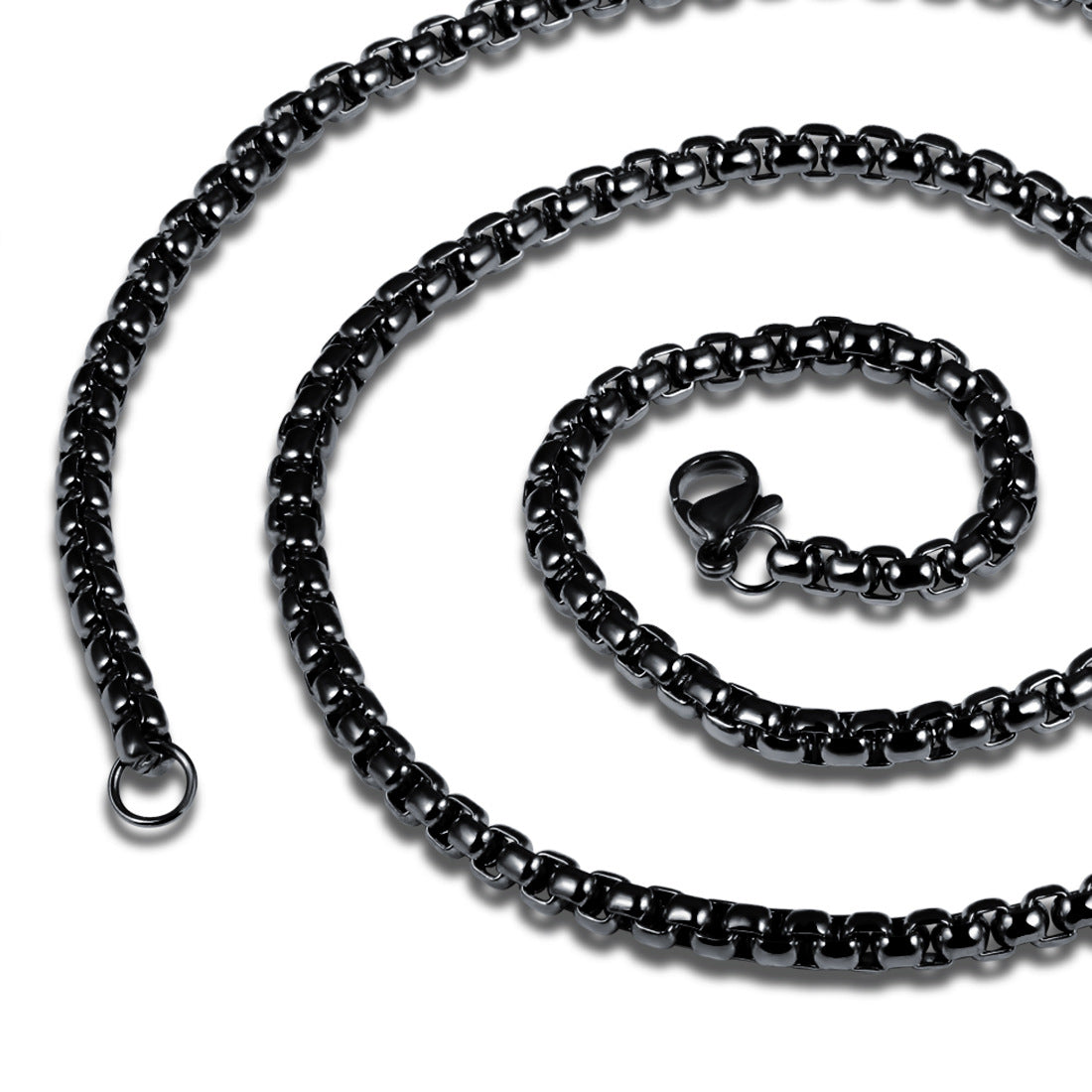 Wholesale Square Pearl Titanium Steel Necklaces